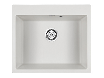 Кухонная мойка Paulmark KANTE 60 PM106052-WH 60х52 цвет белый